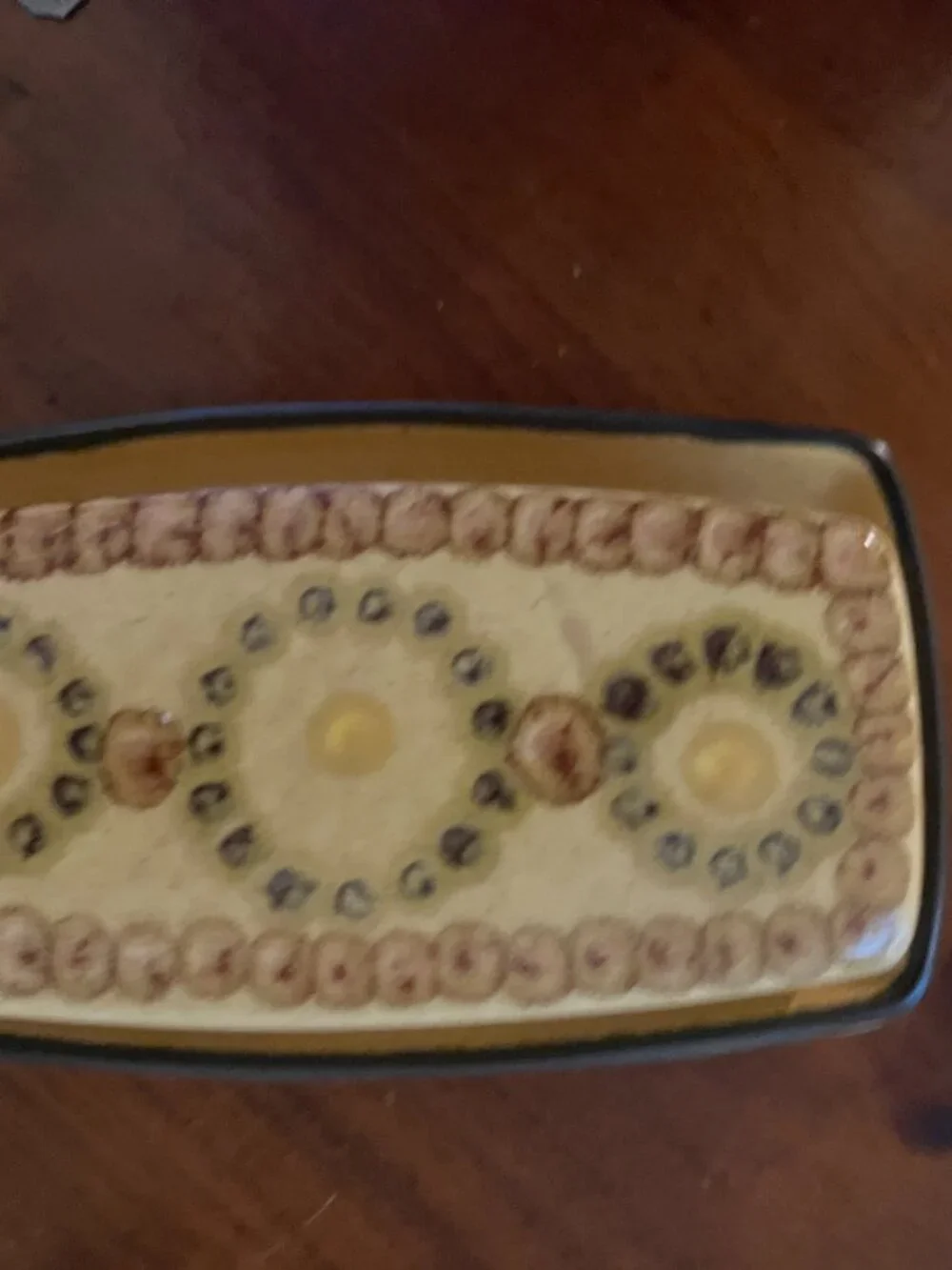 LIST AFTER AUCTION Vintage Franciscan Honeycomb Covered Butter Dish England
